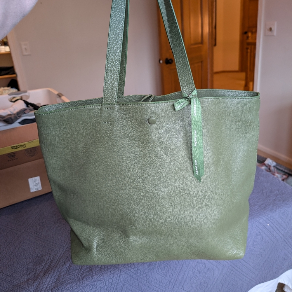 Vera Bradley leather tote